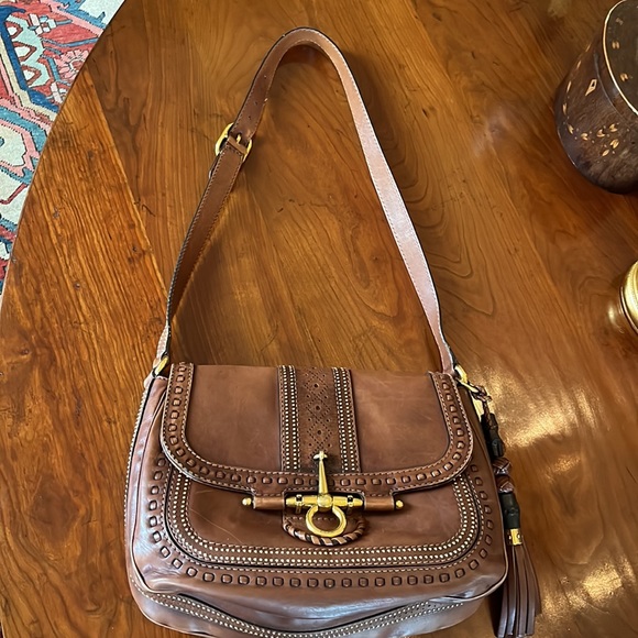 GUCCI Snaffle Bit Medium Shoulder Bag Rare - Picture 9 of 16